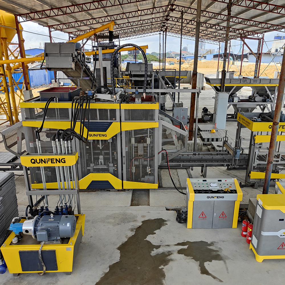 Sri Lanka-Fully Automatic Concrete Products Production Line
