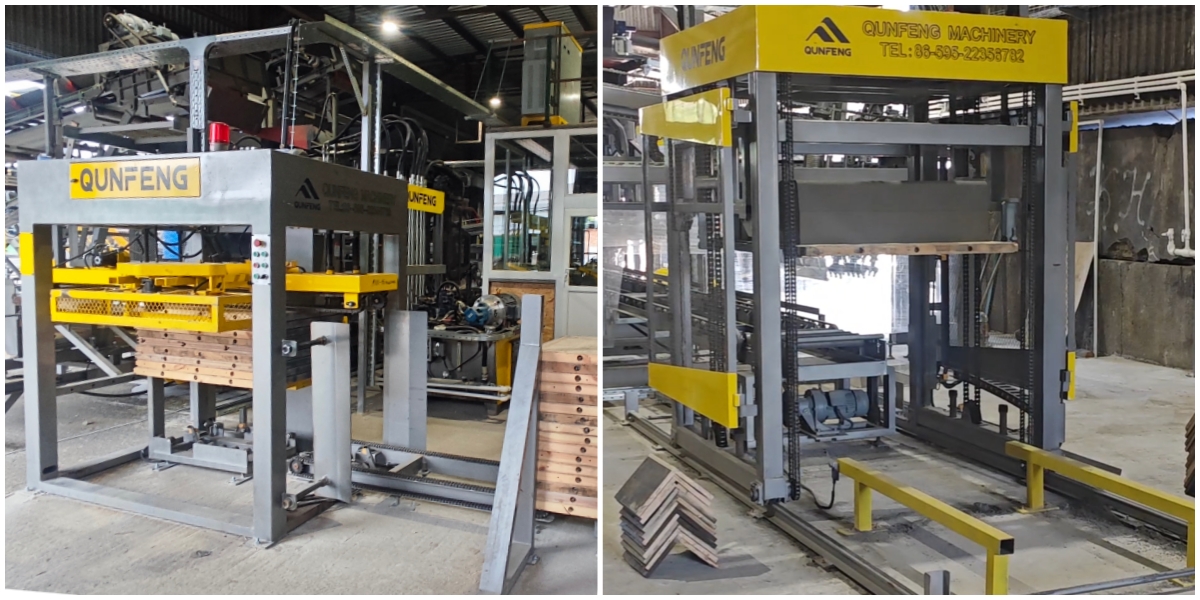 Qunfeng Machinery block-making production line put into operation by a Russian client. Qunfeng Machinery block-making production line put into operation by a Russian client.