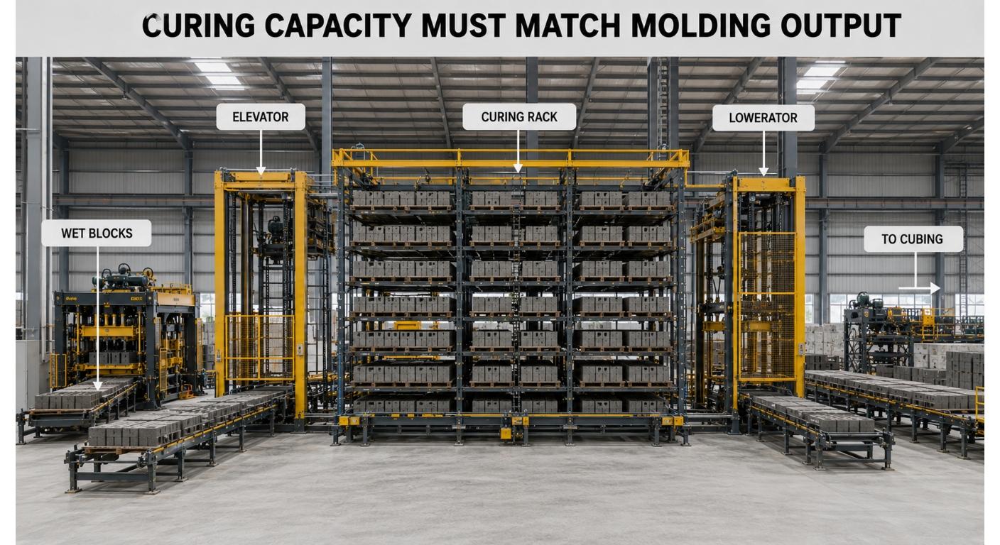 Fully Automatic Concrete Block Making Machine