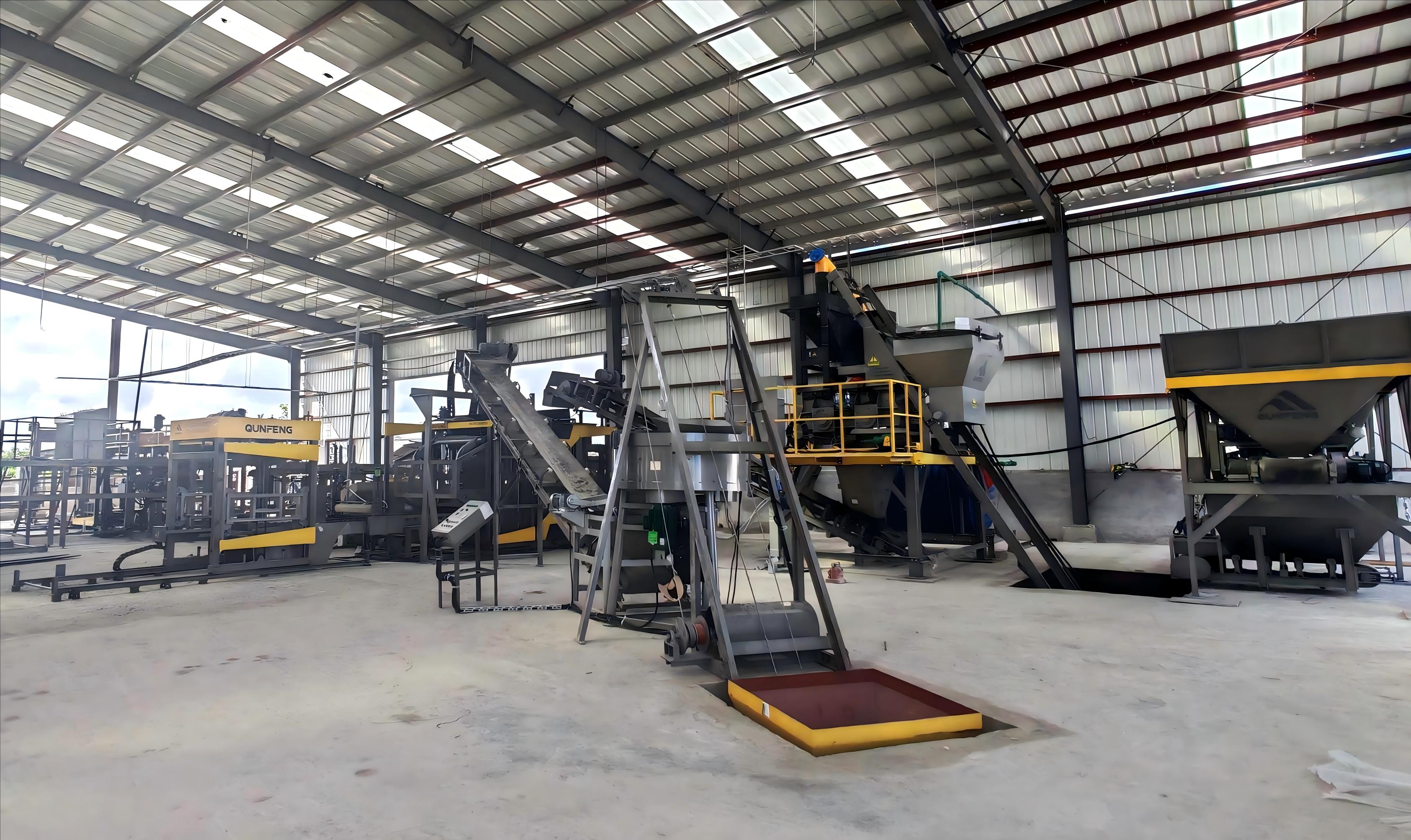 The QS series concrete product production line, customized for the South American environment, delivers high efficiency through high productivity and low failure rates. The QS series concrete product production line, customized for the South American environment, delivers high efficiency through high productivity and low failure rates.