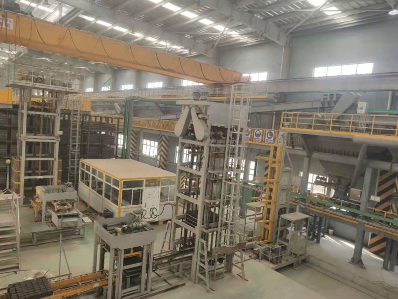 the QS1500 automatic block production line in Taixing of Jiangsu Province 