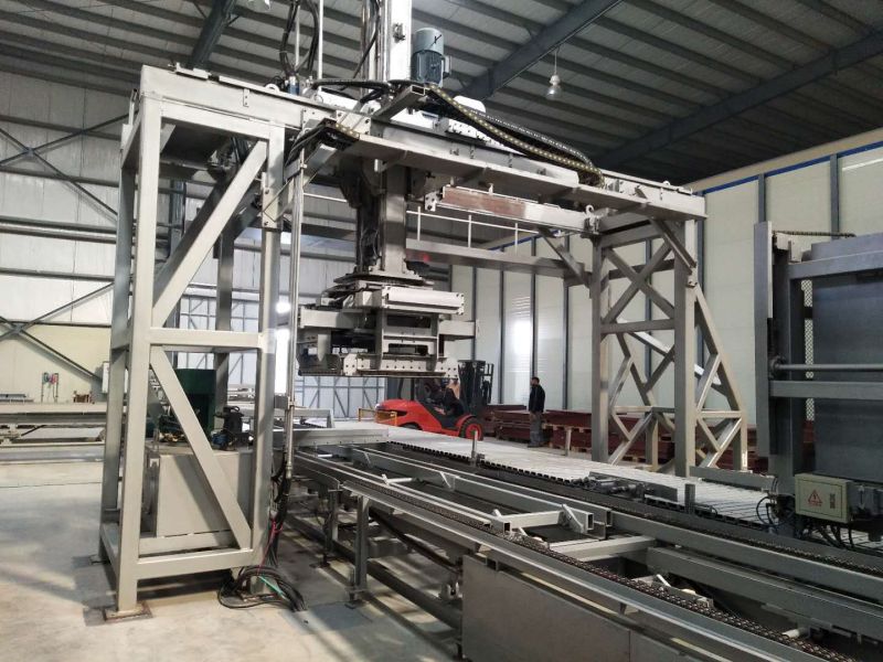 the palletizing system of the Pakistan's Super-large Fully Automatic Block Making Production Line