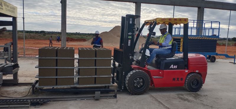 high-quality products of the Concrete Production line in Mozambique