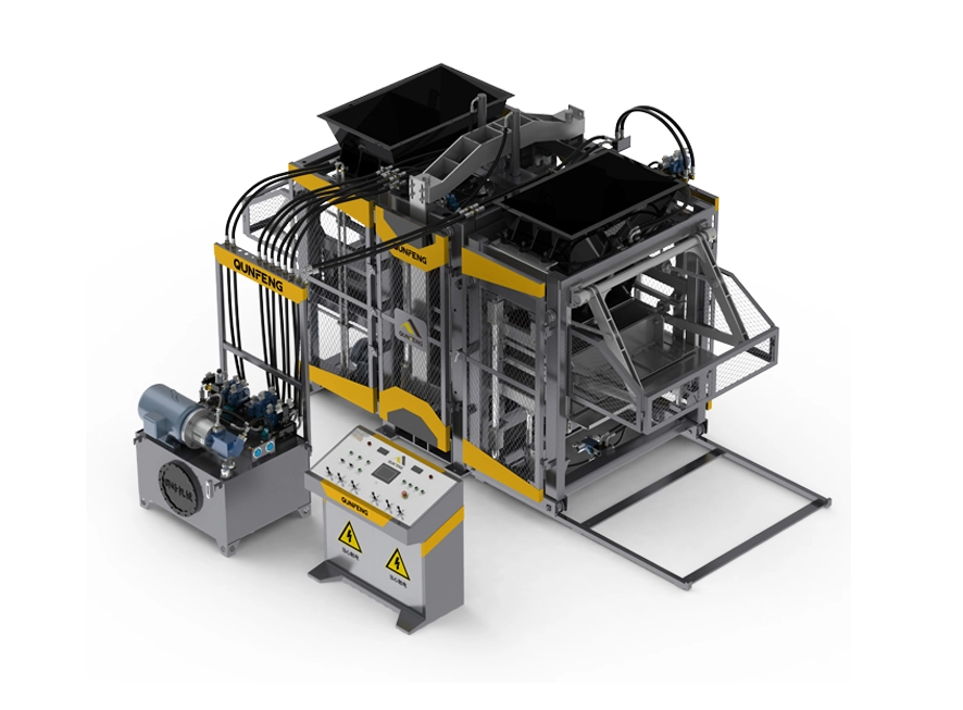 Fly ash blocks machine