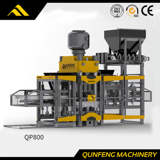 QP800 Fully-automatic Hydraulic Press Block Machine