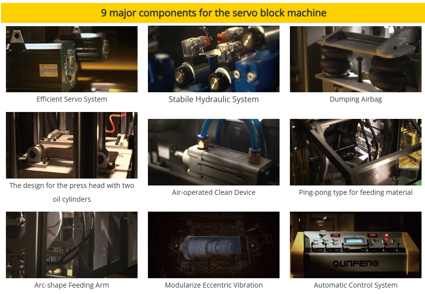 Solid block making machine