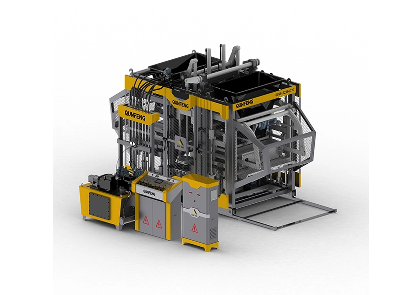 Solid block making machine 