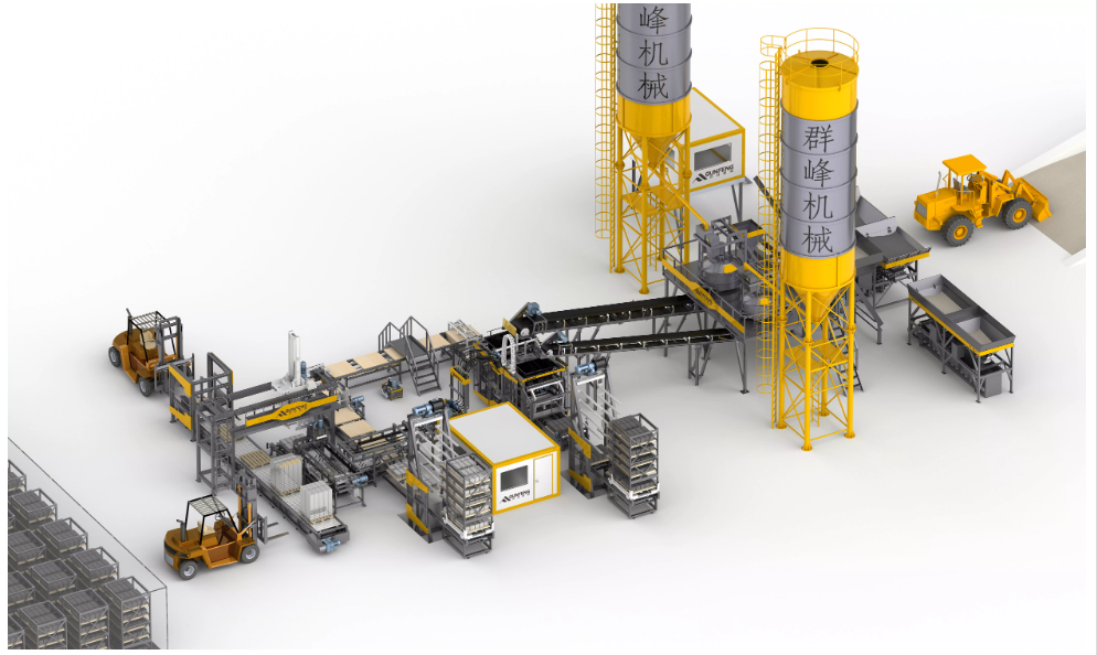 High Efficiency Block Manufacturing Line