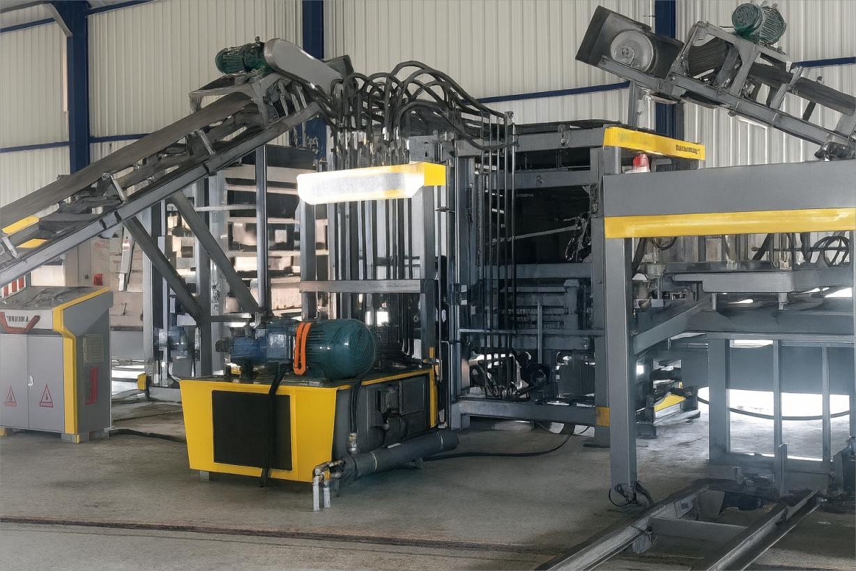 Automatic Concrete Block Machine