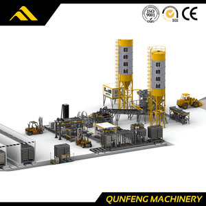 Fully Automatic Block Production Line with Curing Rack