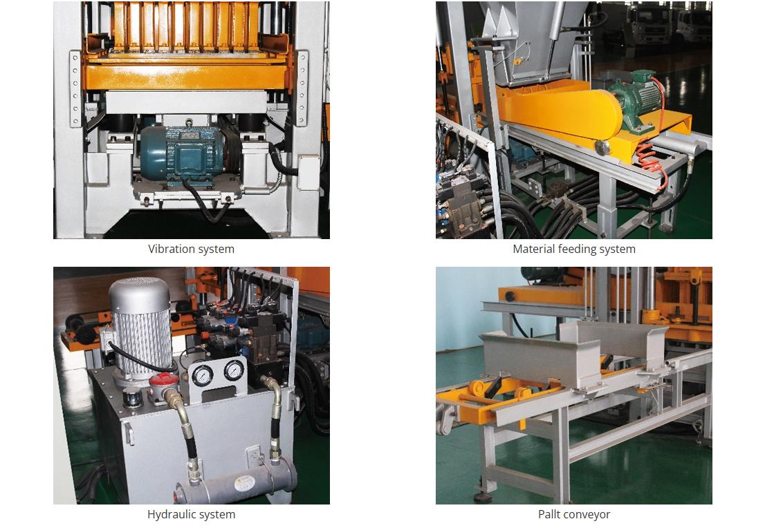 Hollow block machine price list 