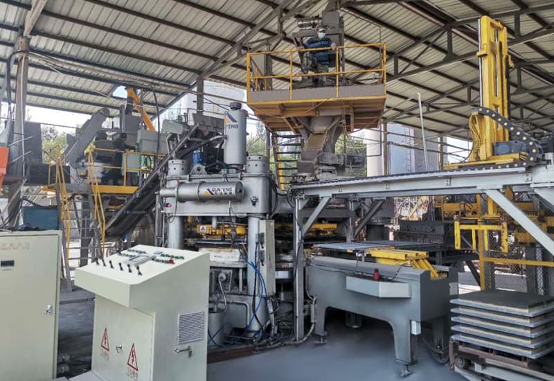 Imitation stone production line