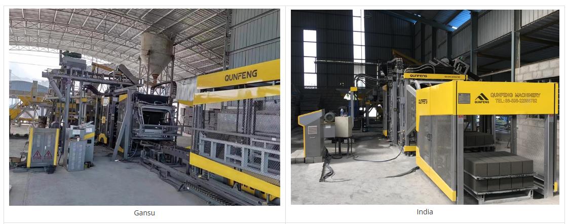 Concrete cement block making machine 