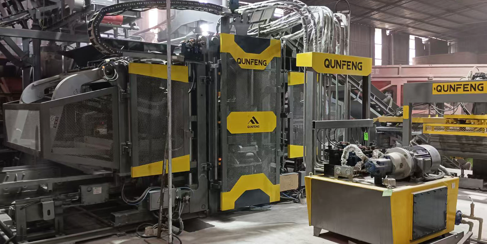 Qunfeng Machinery Production Line Launches In Chongqing, Injecting Strong Momentum Into High-Quality Infrastructure Development In Southwest China！