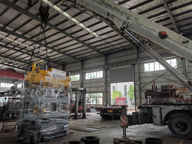 QP800 static press lifting site