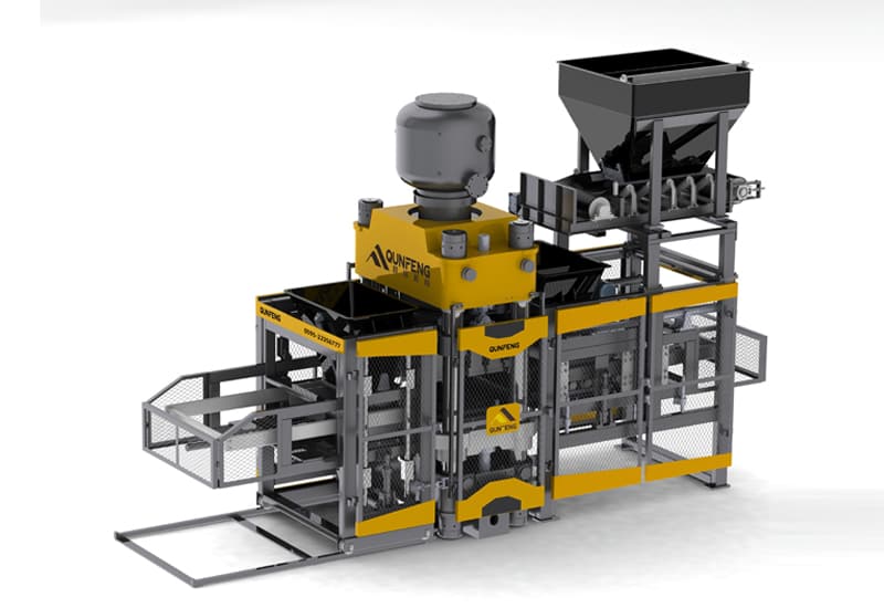 Fully automatic solid waste environmentally friendly brick static pressure forming machine-QP800