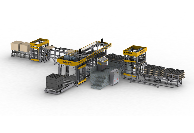 Low level palletizing