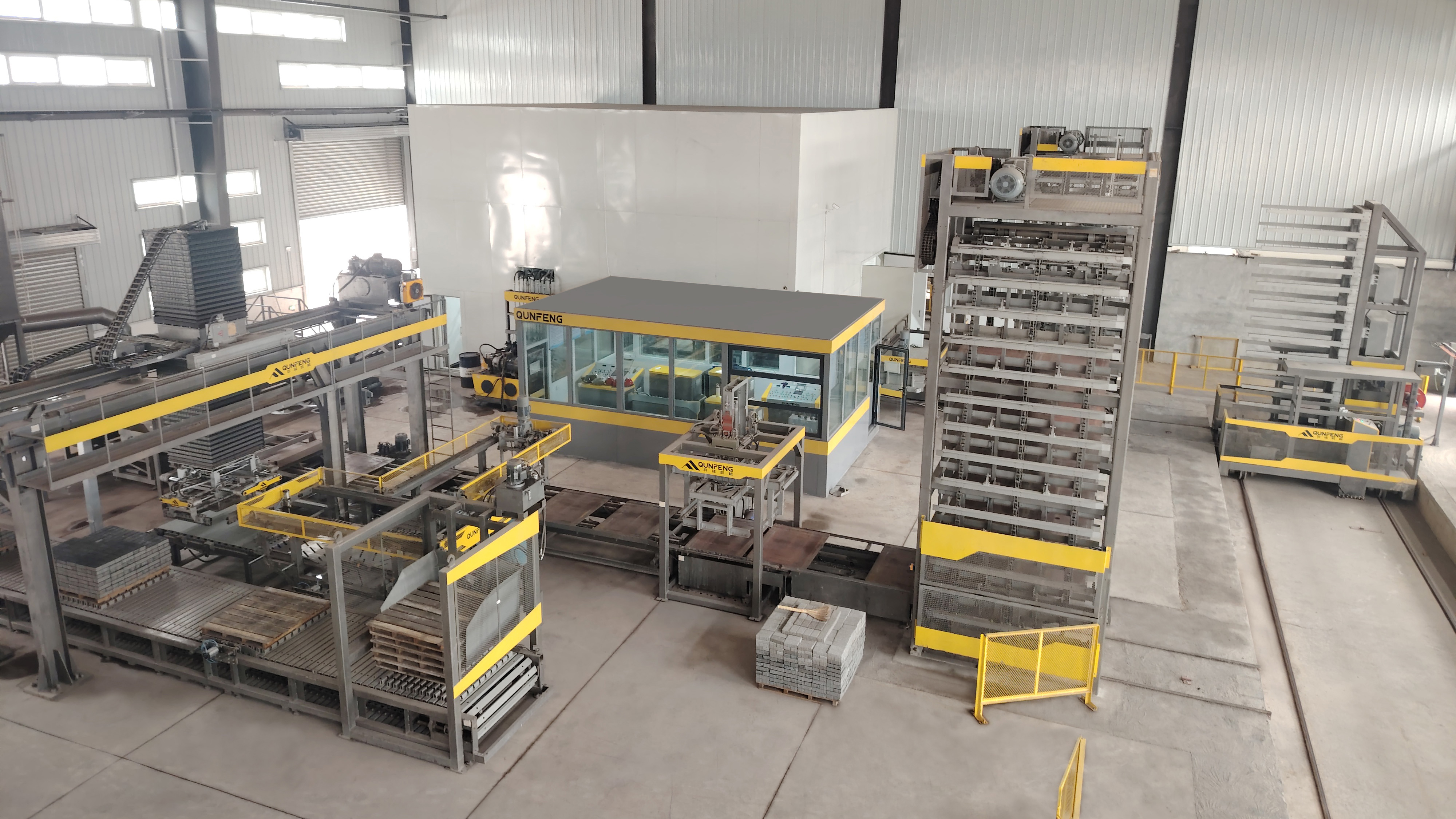 Qunfeng Machinery's Automatic Production Line Empowers Eco-city Construction in Northwest China with Intelligent Innovation