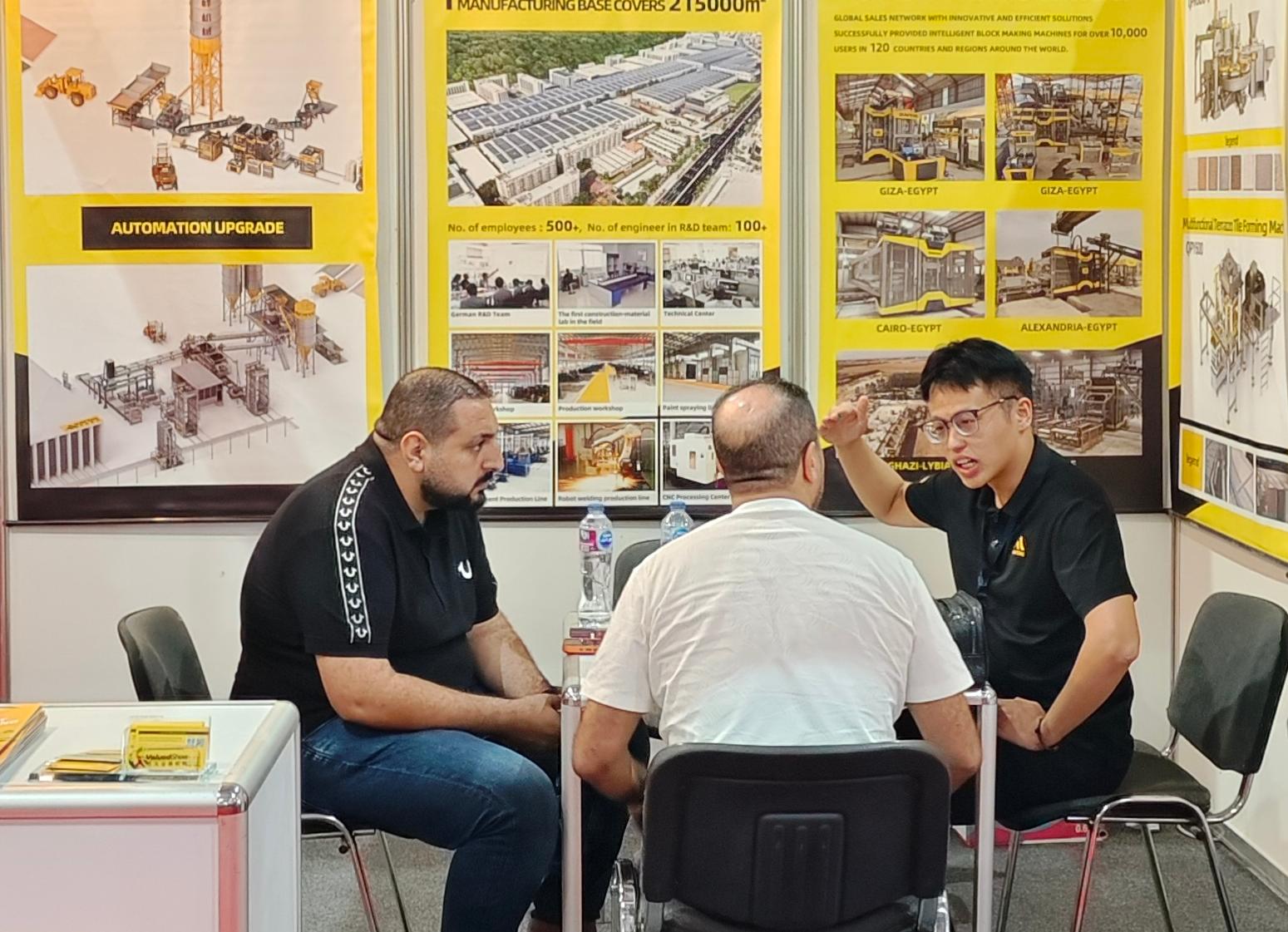 Qunfeng Machinery Shines at Egypt International Building & Construction Exhibition