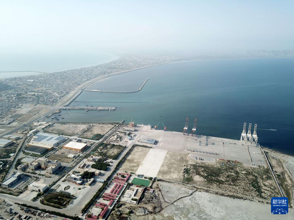 Gwadar Port infrastructure project in Pakistan supported by China-Pakistan Economic Corridor