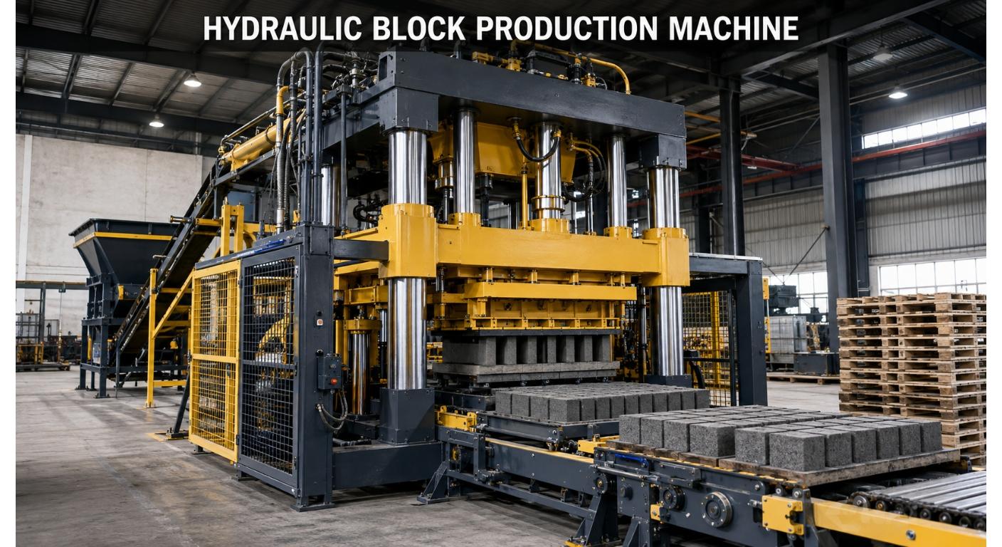 Hydraulic Block Production Machine