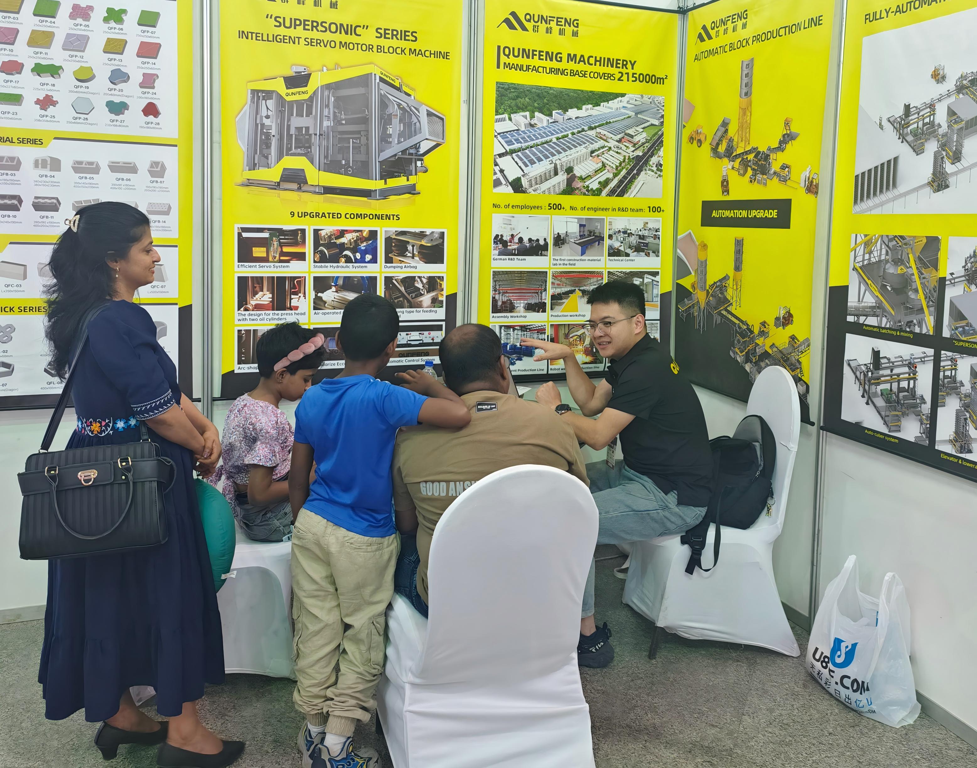 2026 Sri Lanka Building Materials Show: Chinese Smart Manufacturing Shines, Qunfeng Green Block-making Solutions Gain South-Asia Recognition