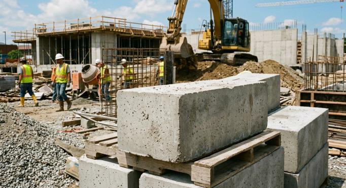 Concrete Block Machine