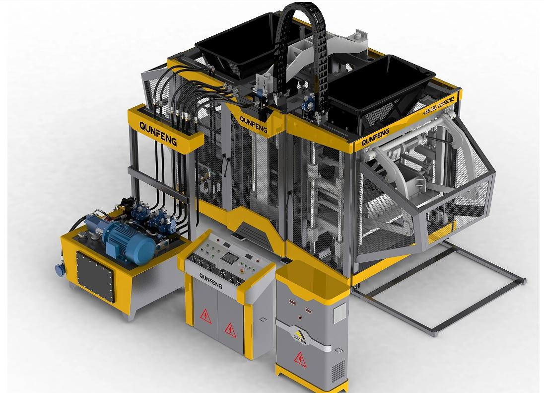 Concrete Block Wall Machine 